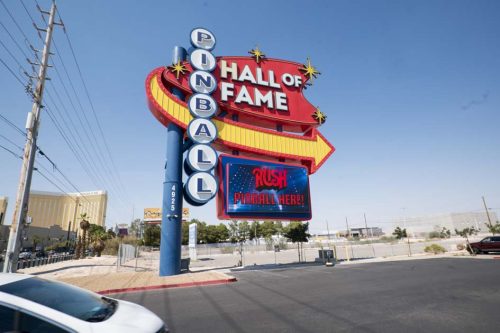 Las Vegas Pinball Sign Hall of Fame 2